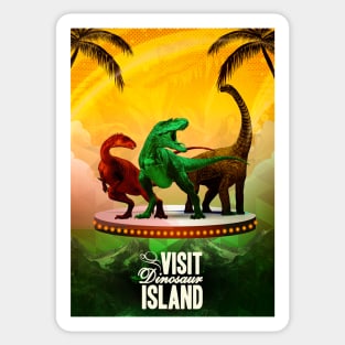 Dinosaur Island  Board Game Graphic - Tabletop Gaming Sticker